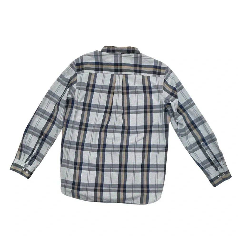The North Face  Men’s long sleeve plaid button down shirt. SZ L